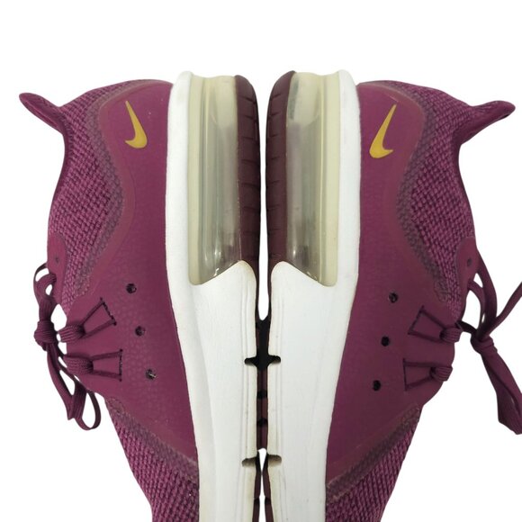 Nike Air Max Sequent 3 GS Big Kids US 7Y EU 40 922885-600 Bordeaux Metallic Gold - Picture 16 of 16
